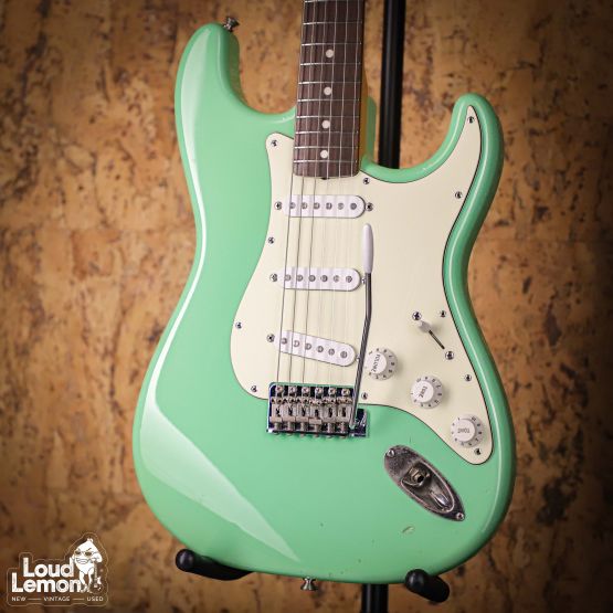 Fender ST62 Stratocaster Surf Green 2014 Japan электрогитара
