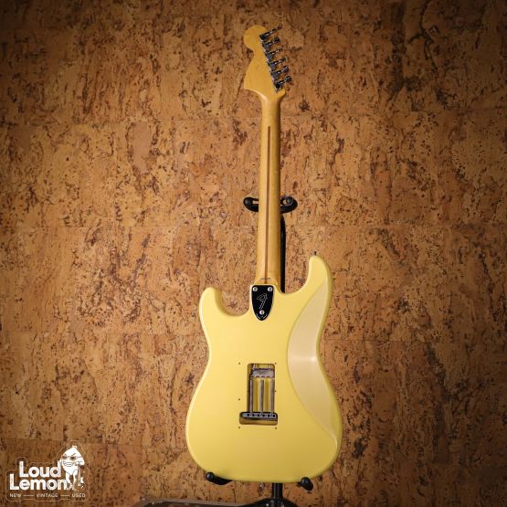 Fender ST72-80SC Stratocaster Yellow White 1992 Japan электрогитара