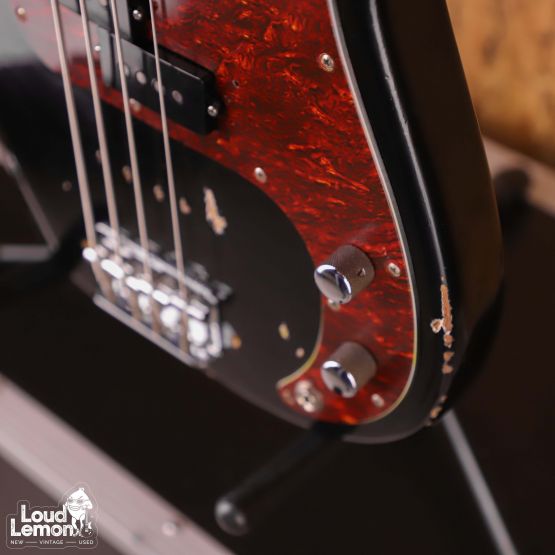 Fender Squier Series Precision Bass Black 1994 Mexico бас-гитара