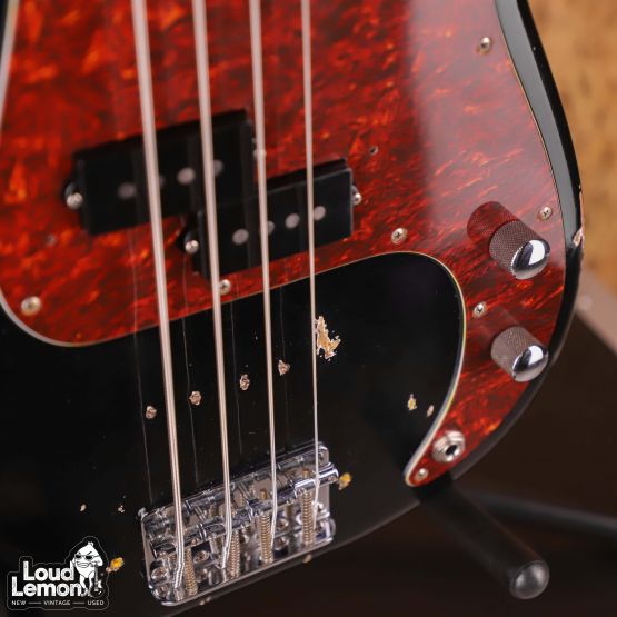 Fender Squier Series Precision Bass Black 1994 Mexico бас-гитара