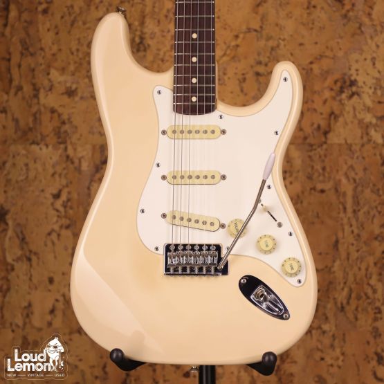 Fender Squier Series Stratocaster Arctic White 1994 Mexico электрогитара