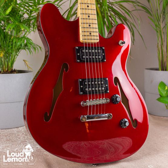 Squier Affinity Series Starcaster Candy Apple Red электрогитара