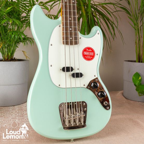 Squire Classic Vibe 60's Mustang Bass Surf Green бас-гитара