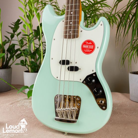 Squire Classic Vibe 60's Mustang Bass Surf Green бас-гитара