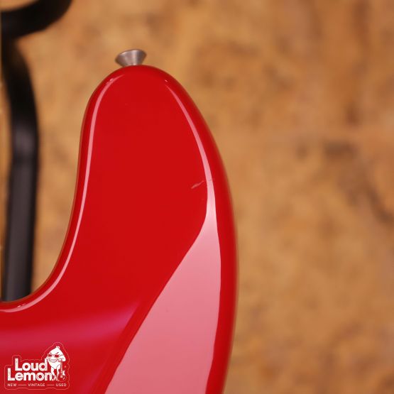Fender Standard Jazz Bass w/USA Pickups Torino Red 1996 Mexico бас-гитара