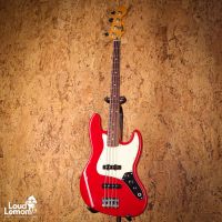 Fender Standard Jazz Bass w/USA Pickups Torino Red 1996 Mexico бас-гитара
