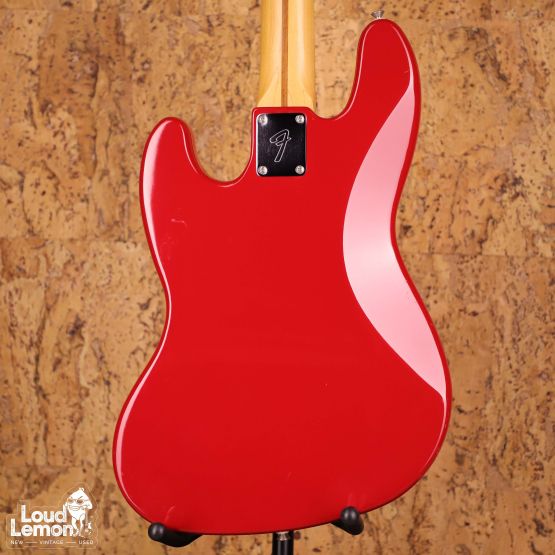 Fender Standard Jazz Bass w/USA Pickups Torino Red 1996 Mexico бас-гитара