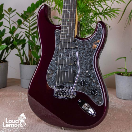 Fender Standard Stratocaster HSS Midnight Wine 2012 Mexico электрогитара