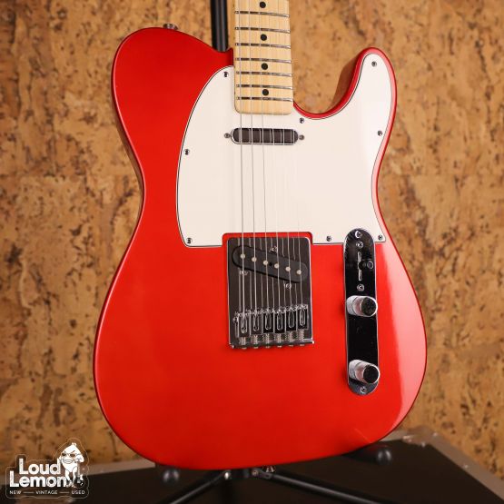 Fender Standard Telecaster Chrome Red 2007 Mexico электрогитара