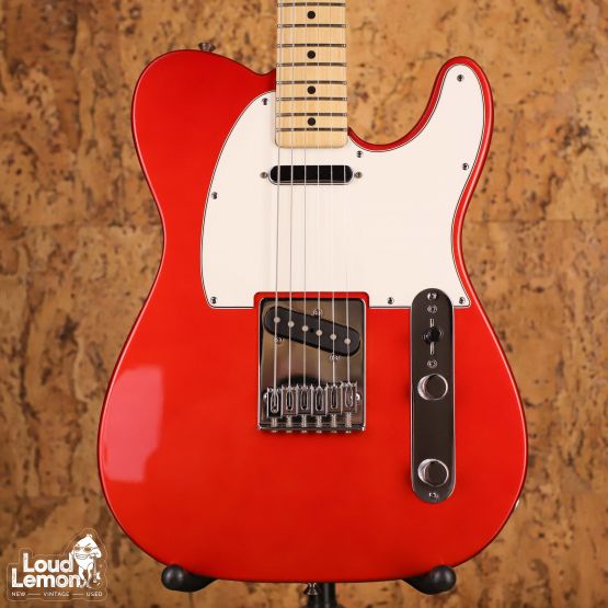Fender Standard Telecaster Chrome Red 2007 Mexico электрогитара