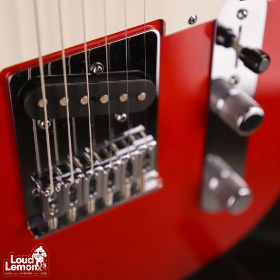 Fender Standard Telecaster Chrome Red 2007 Mexico электрогитара