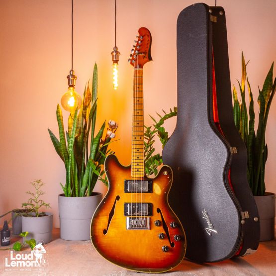 Fender Starcaster Tobacco Sunburst 1977 USA электрогитара