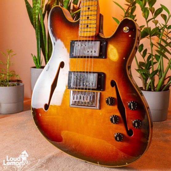 Fender Starcaster Tobacco Sunburst 1977 USA электрогитара