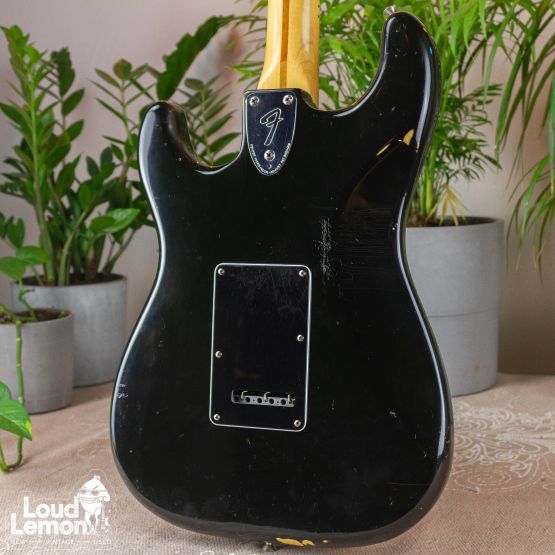 Fender Stratocaster Black 1979 USA электрогитара