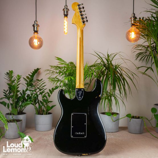 Fender Stratocaster Black 1979 USA электрогитара