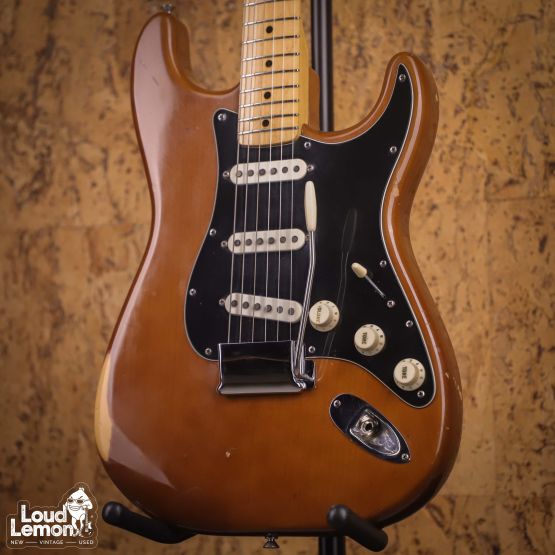 Fender Stratocaster Mocha 1975 USA электрогитара