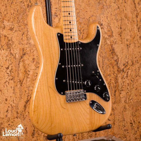 Fender Stratocaster Natural 1974 USA электрогитара