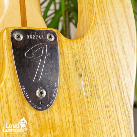 Fender Telecaster Bass Natural 1973 USA бас-гитара