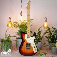 Fender Telecaster Custom Deluxe Thinline Sunburst 1997 USA электрогитара
