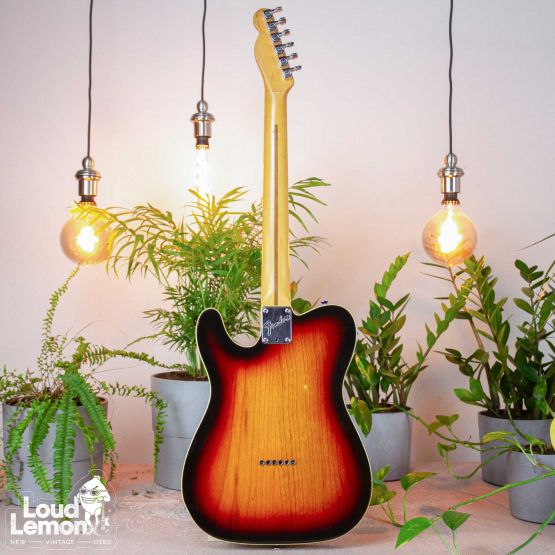 Fender Telecaster Custom Deluxe Thinline Sunburst 1997 USA электрогитара