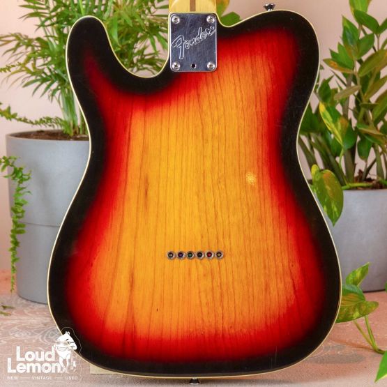 Fender Telecaster Custom Deluxe Thinline Sunburst 1997 USA электрогитара
