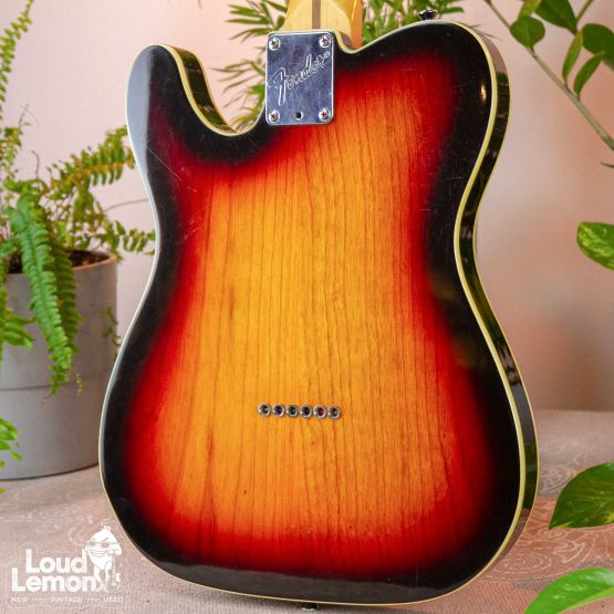 Fender Telecaster Custom Deluxe Thinline Sunburst 1997 USA электрогитара
