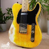 Fender Telecaster Partcaster Yellow 1992 - body, 1990 - neck USA электрогитара