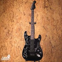 Fender Tom Morello Stratocaster Black 2020 Mexico электрогитара