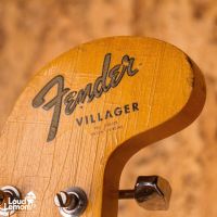 Fender Villager Natural 1960s USA /w Adeline Piezo Pickup электроакустическая гитара