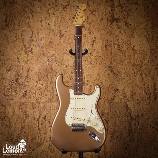 Fender Vintera Road Worn '60s Stratocaster Firemist Gold 2021 Mexico электрогитара