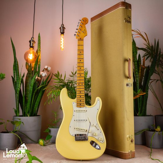 Fender Yngwie Malmsteen Stratocaster Vintage White 1995 USA электрогитара