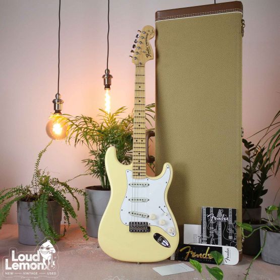 Fender Yngwie Malmsteen Stratocaster Vintage White 2007 USA электрогитара