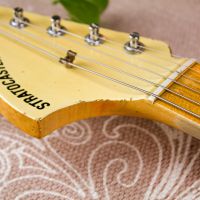 Fender Custom Shop Stratocaster 1969 Heavy Relic Aged Vintage White 2013 USA электрогитара