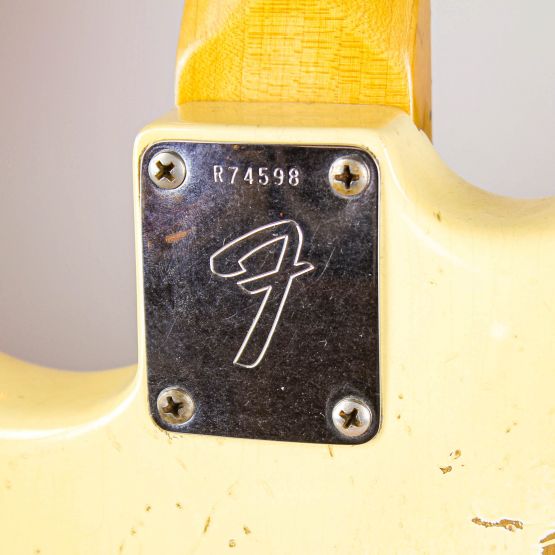 Fender Custom Shop Stratocaster 1969 Heavy Relic Aged Vintage White 2013 USA электрогитара