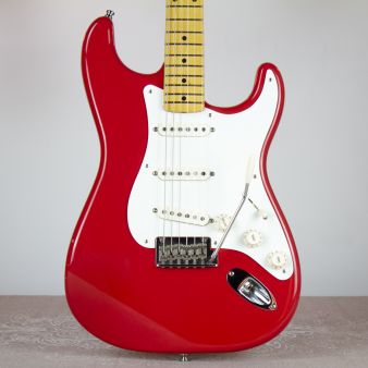 Fender American Vintage Hot Rod 50's Stratocaster Fiesta Red 2013 USA электрогитара