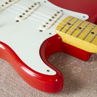 Fender American Vintage Hot Rod 50's Stratocaster Fiesta Red 2013 USA электрогитара