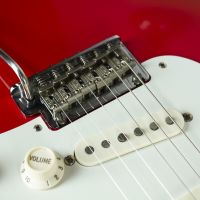 Fender American Vintage Hot Rod 50's Stratocaster Fiesta Red 2013 USA электрогитара