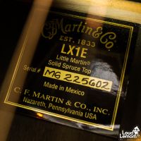 Martin LX1E Natural 2005 Mexico электроакустическая гитара