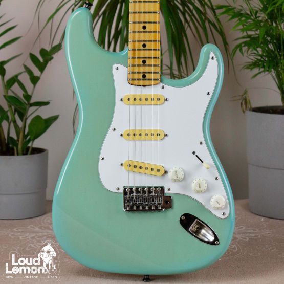 Fernandes Stratocaster Transperent Blue 1973 Japan электрогитара