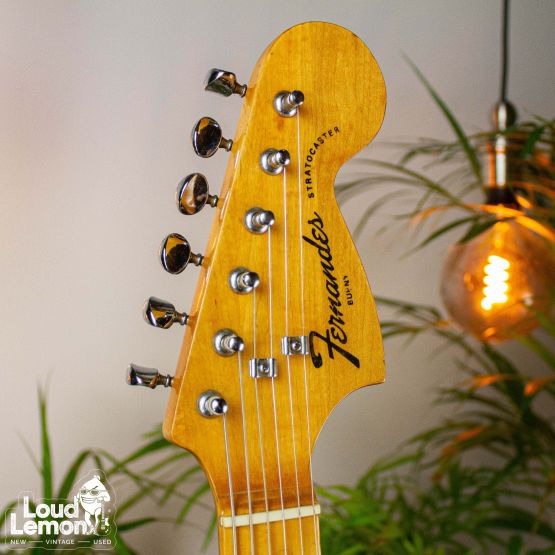 Fernandes Stratocaster Transperent Blue 1973 Japan электрогитара