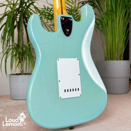 Fernandes Stratocaster Transperent Blue 1973 Japan электрогитара