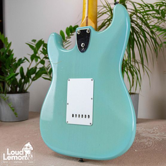 Fernandes Stratocaster Transperent Blue 1973 Japan электрогитара