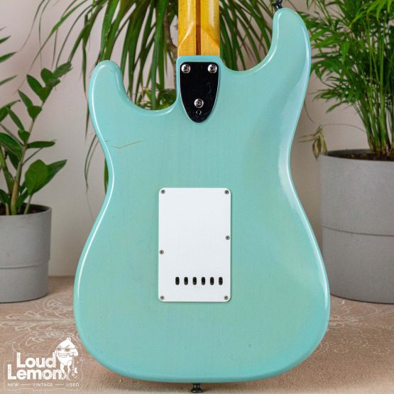Fernandes Stratocaster Transperent Blue 1973 Japan электрогитара