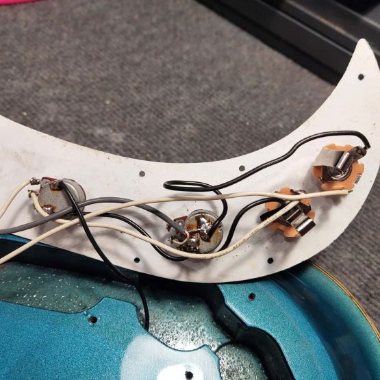 Teisco Spectrum 5 Metallic Blue 1966 Japan электрогитара