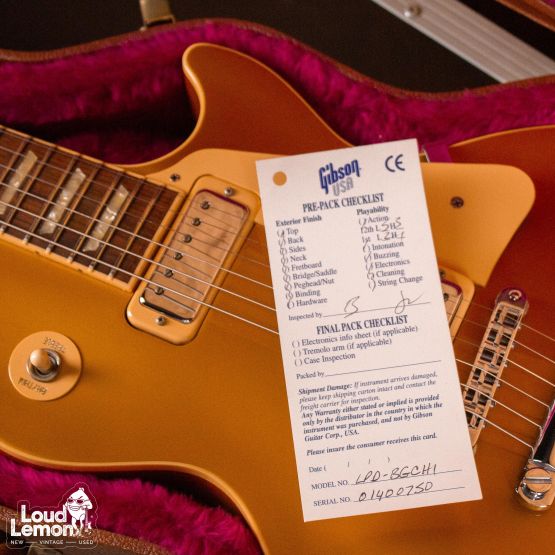 Gibson 30th Anniversary Limited Edition Les Paul Deluxe Bullion Gold 2000 USA электрогитара