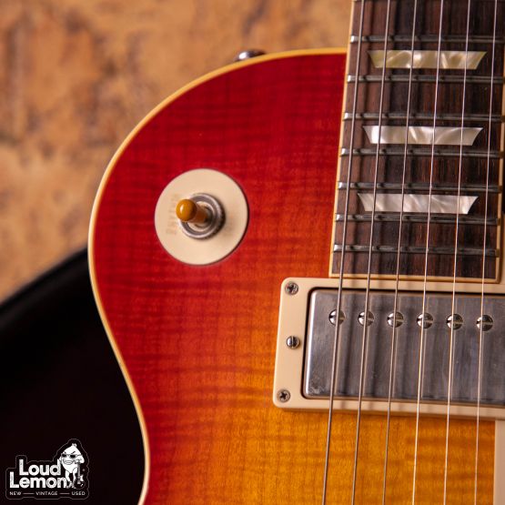 Gibson Custom Shop 1959 Les Paul Standard Reissue R9 VOS Washed Cherry 2010 USA электрогитара