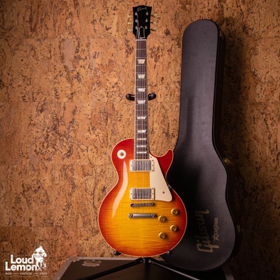 Gibson Custom Shop 1959 Les Paul Standard Reissue R9 VOS Washed Cherry 2010 USA электрогитара
