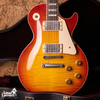Gibson Custom Shop 1959 Les Paul Standard Reissue R9 VOS Washed Cherry 2010 USA электрогитара