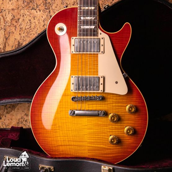 Gibson Custom Shop 1959 Les Paul Standard Reissue R9 VOS Washed Cherry 2010 USA электрогитара