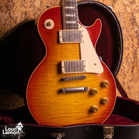 Gibson Custom Shop 1959 Les Paul Standard Reissue R9 VOS Washed Cherry 2010 USA электрогитара
